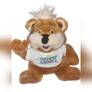 Zeddy Zeller’s Canada Dept Store Plush Teddy Bear VTG 80s W/ White Shirt